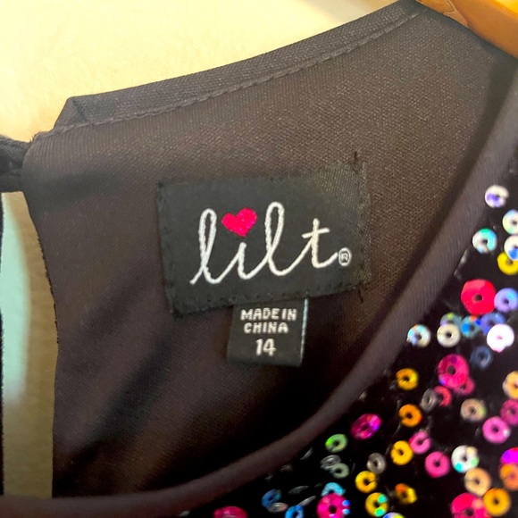 Gorgeous Childs Celebration Dress with Asymmetrical Colorful Sequins 🎉 - Picture 6 of 6
